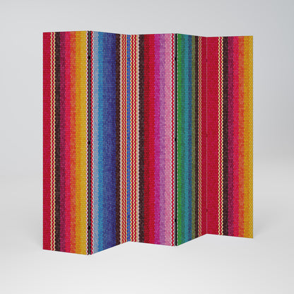 ETHNIC MEXICAN Dekorativ rumsavdelare – 5 paneler