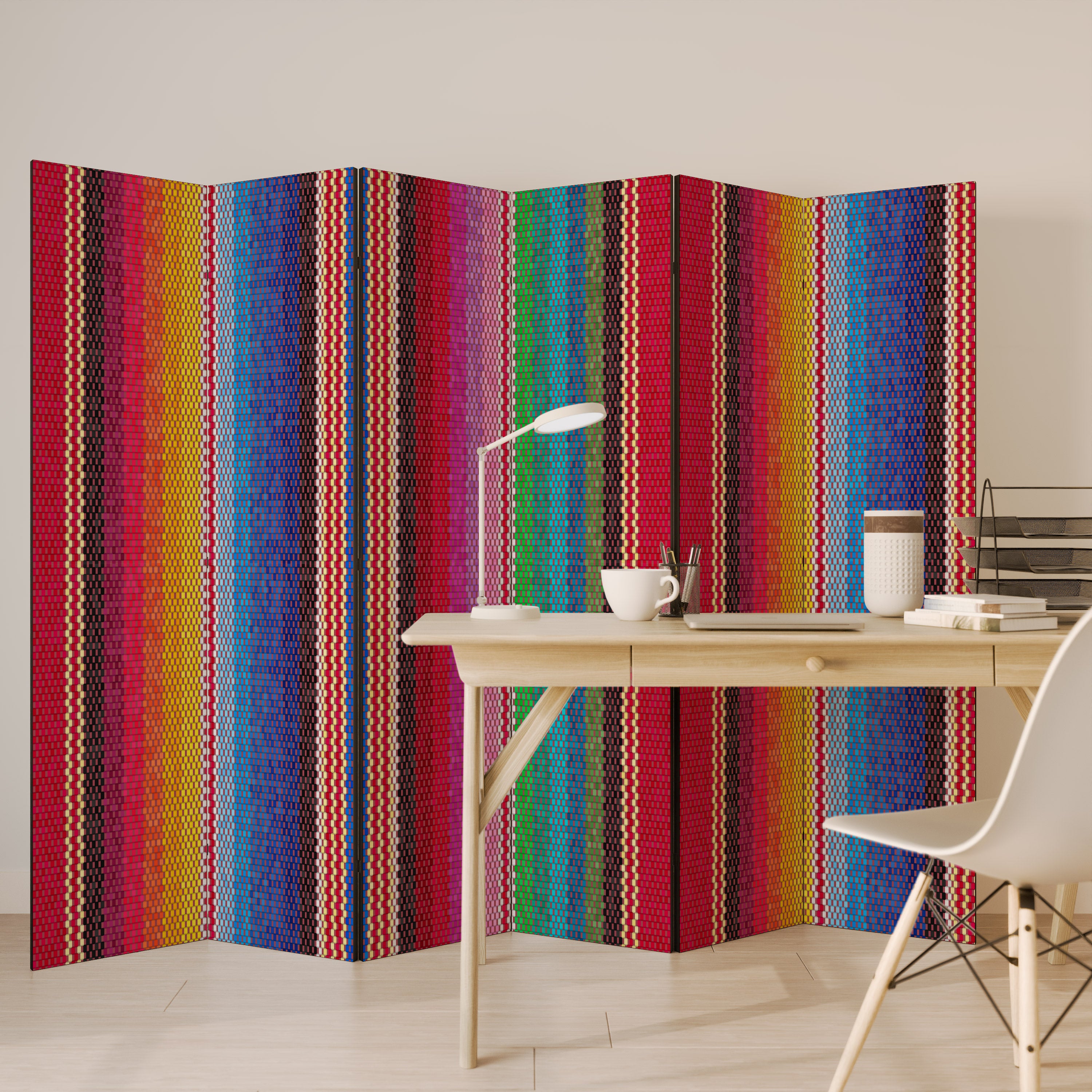 ETNISK MEXIKANSK 6-PANELERS RUMSAVDELARE