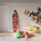 ELECTRIC PATTERNS Surfboard Decorative Panel