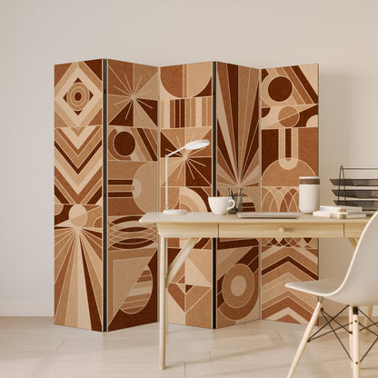 PRISM MOSAIC Decorative 5-Panel Room Divider
