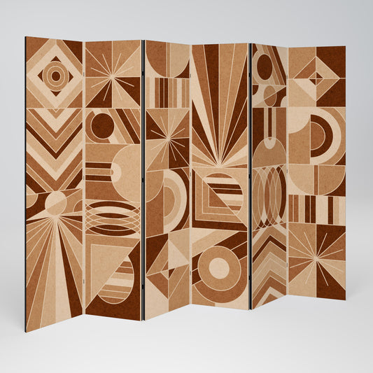 PRISM MOSAIC Decorative 6-Panel Room Divider
