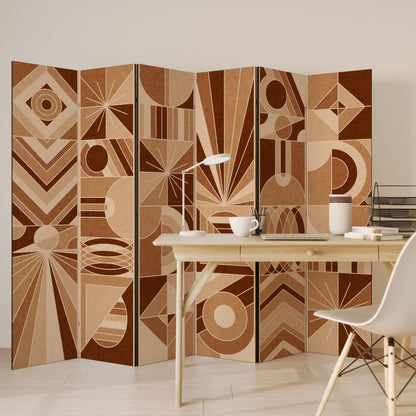 PRISM MOSAIC Decorative 6-Panel Room Divider