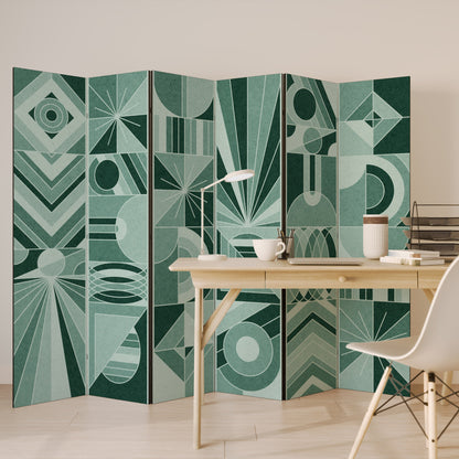 HARMONIC GRID Decorative 6-Panel Room Divider