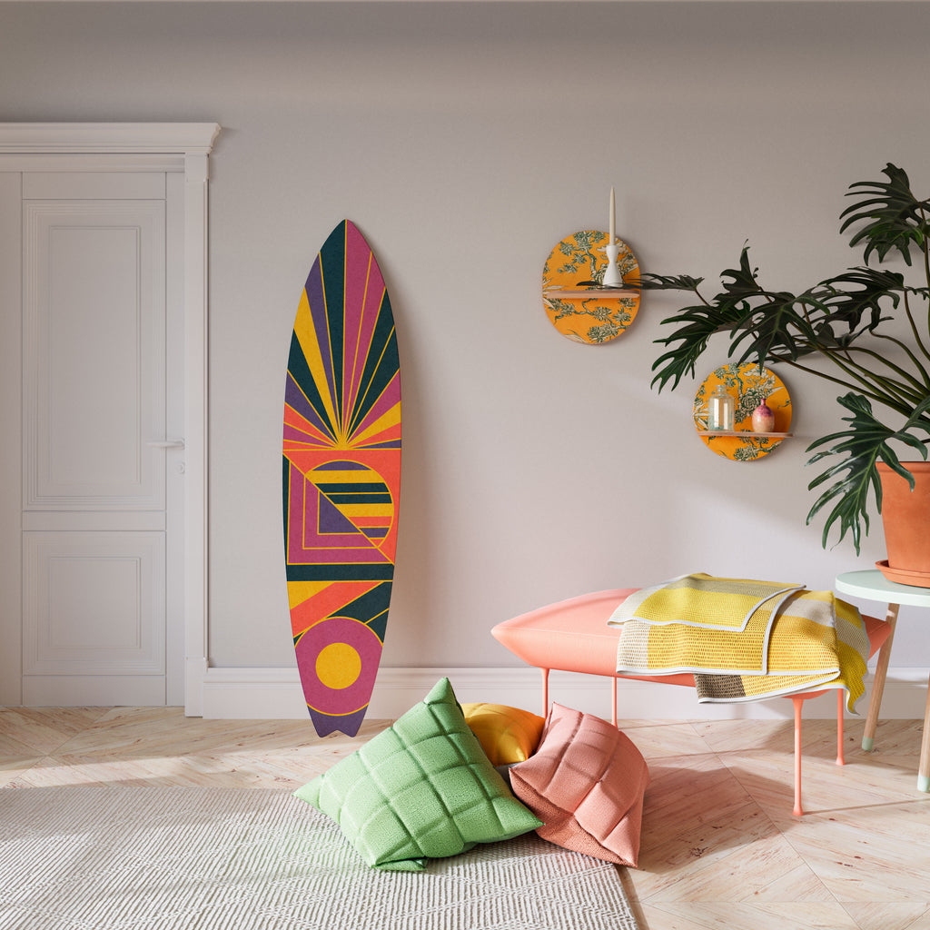 FUSION PATTERNS Surfboard Decorative Panel
