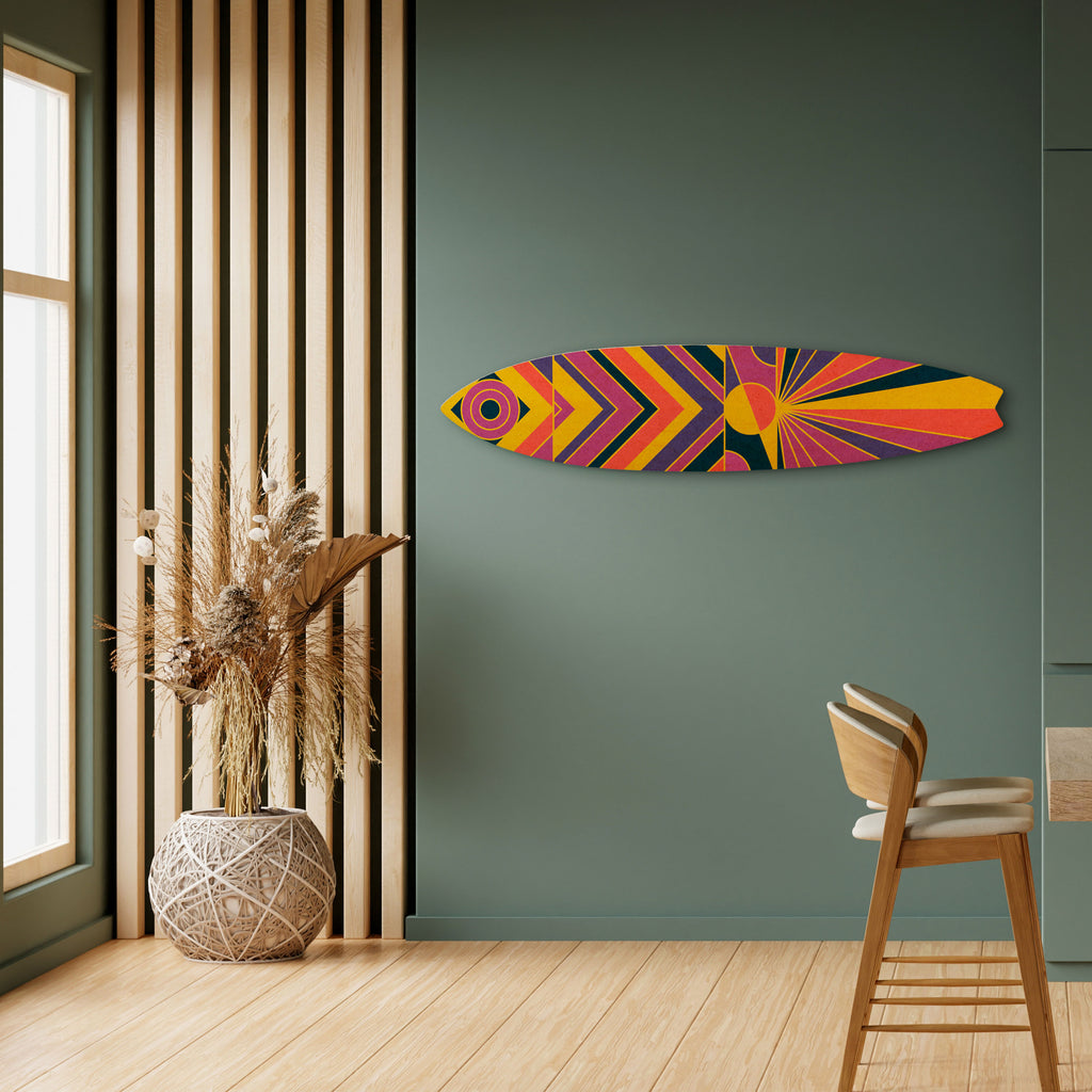 ECHO PATTERNS Surfboard Decorative Panel