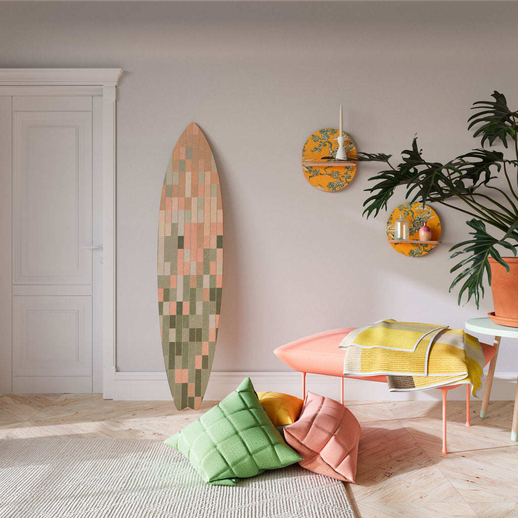 BUILDING THE FUTURE Surfboard Decorative Panel