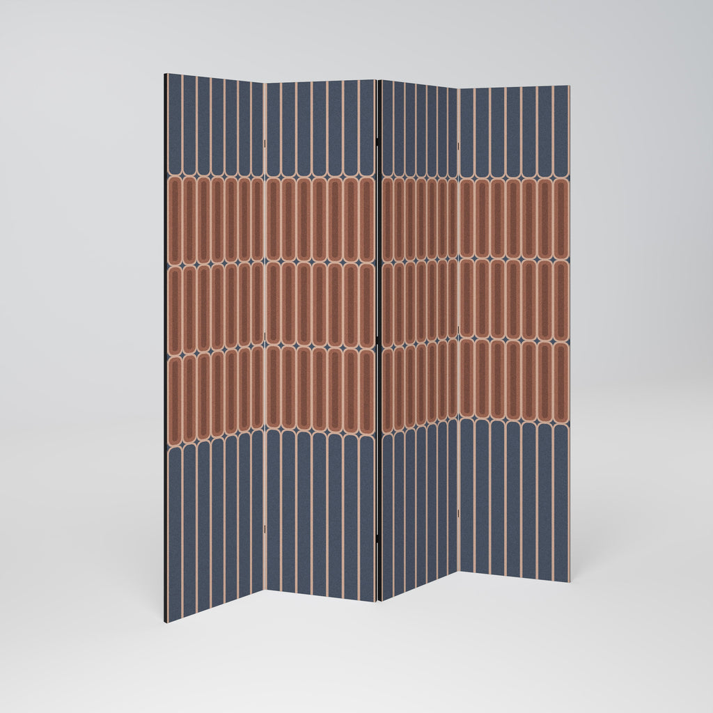 HYPNOTIC GATE Dekorativ rumsavdelare med 4 paneler