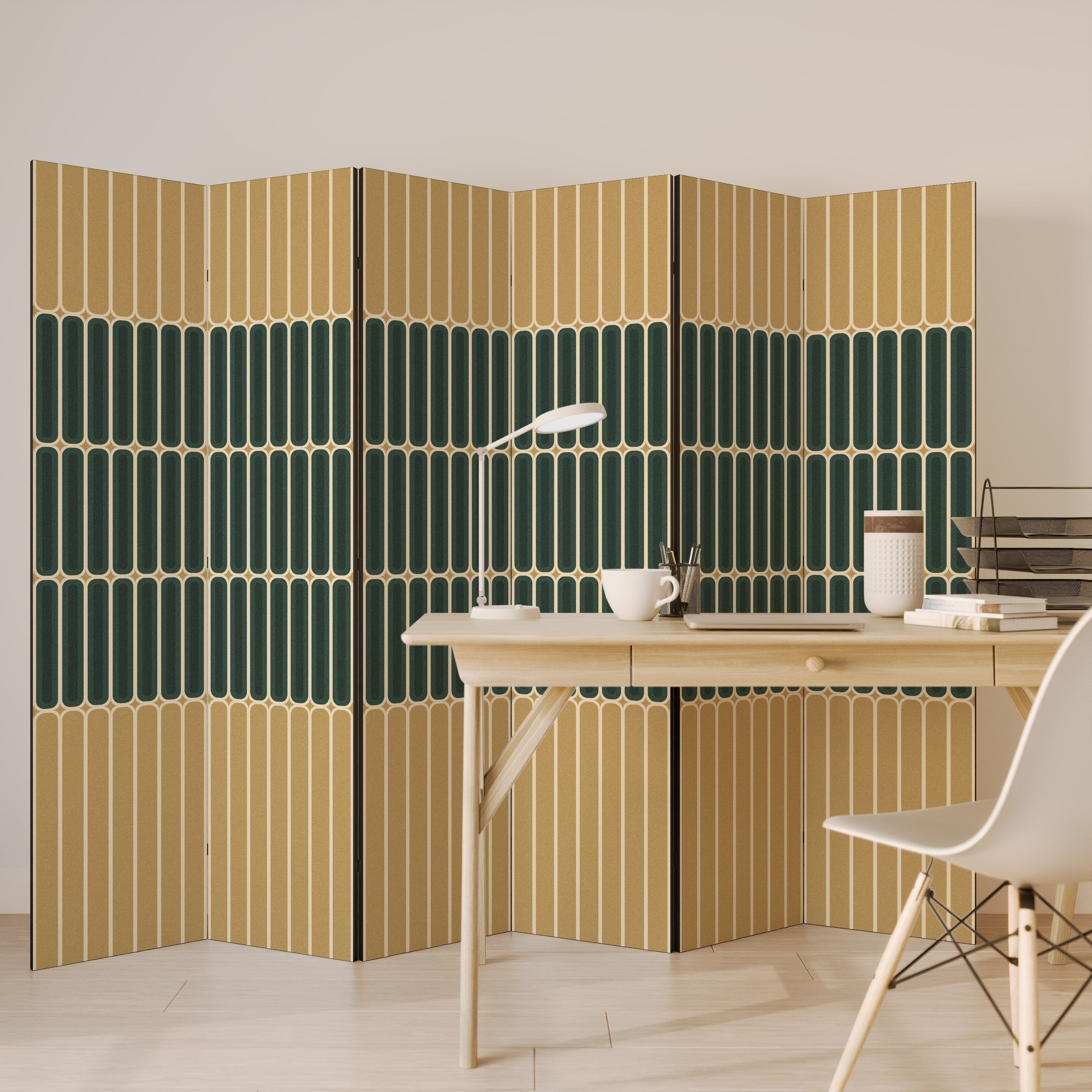 ILUSION GATE Dekorativ rumsavdelare med 6 paneler