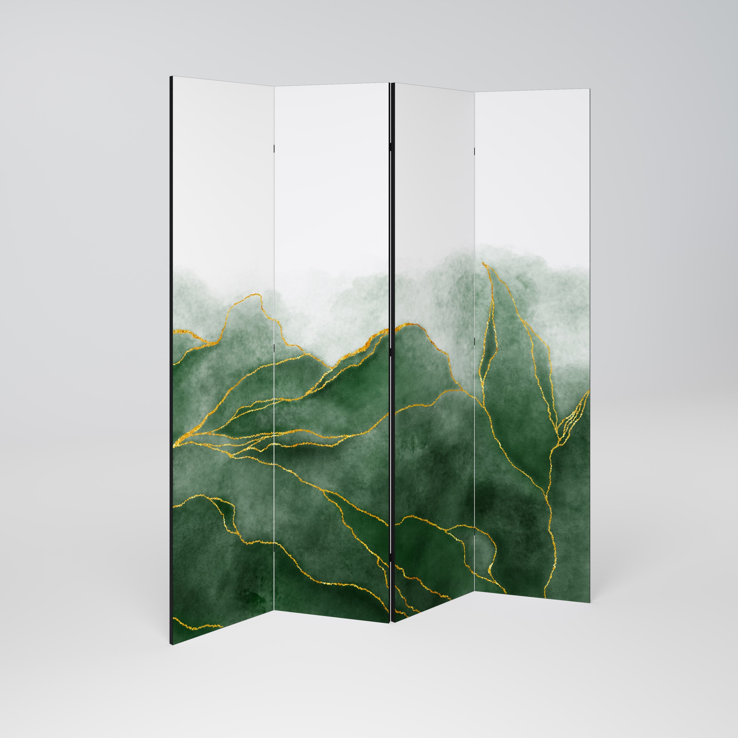 EXPENSIVE NATURE Dekorativ rumsavdelare med 4 paneler