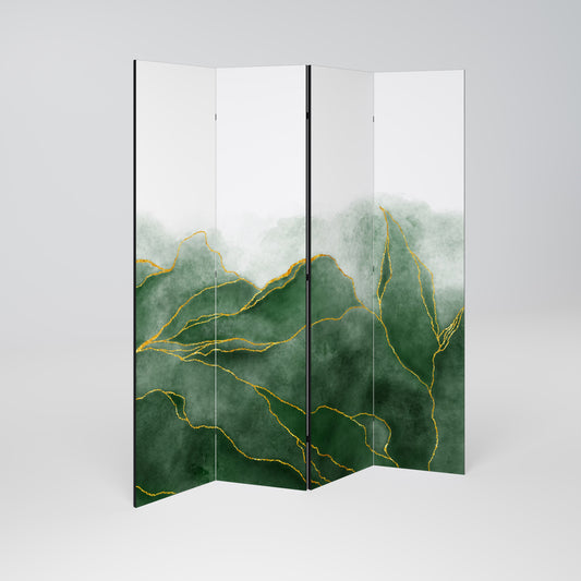 EXPENSIVE NATURE Dekorativ rumsavdelare med 4 paneler