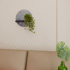 MUTED ARC Round Art Shelf In Black Finish