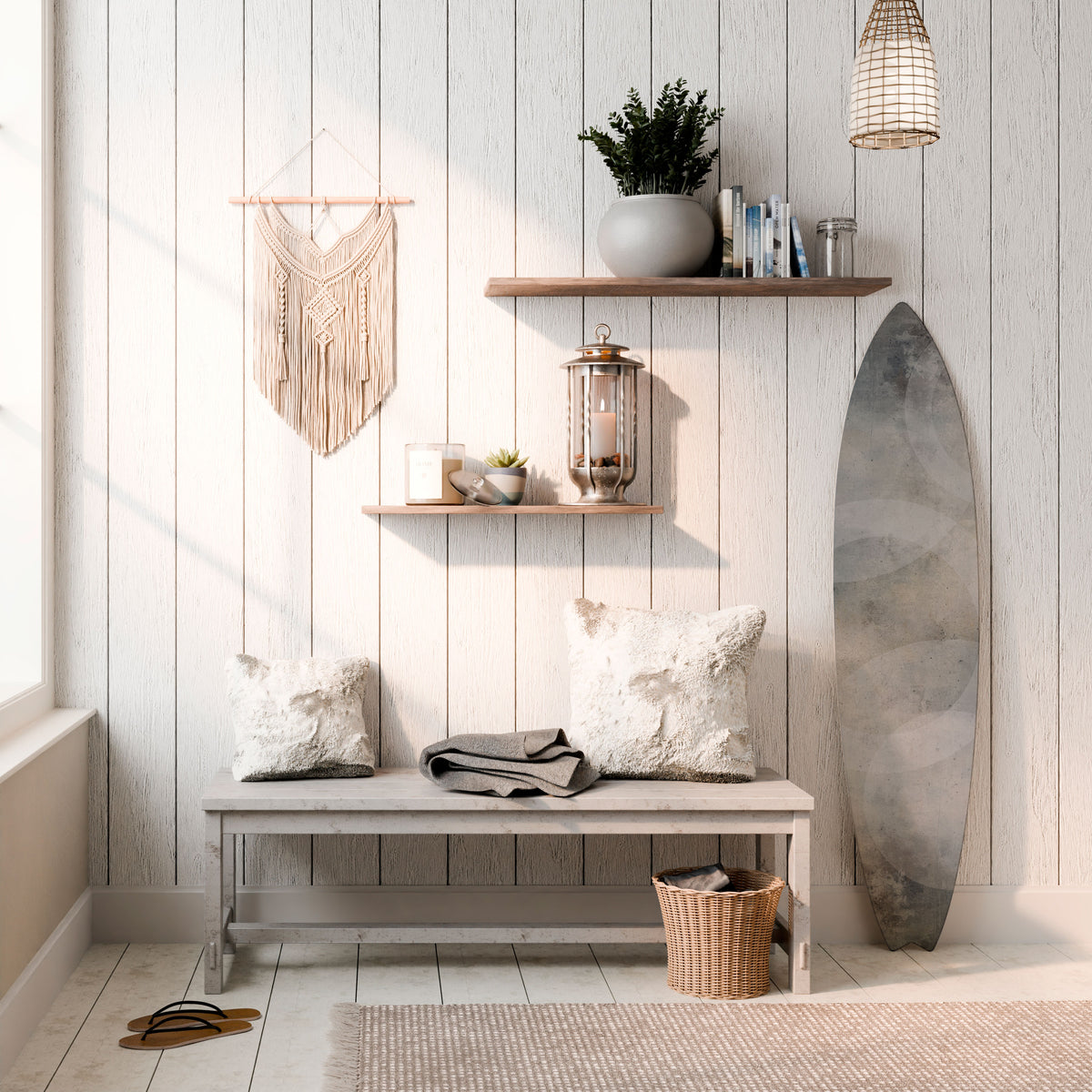 MUTED ARC Surfboard Decorative Panel