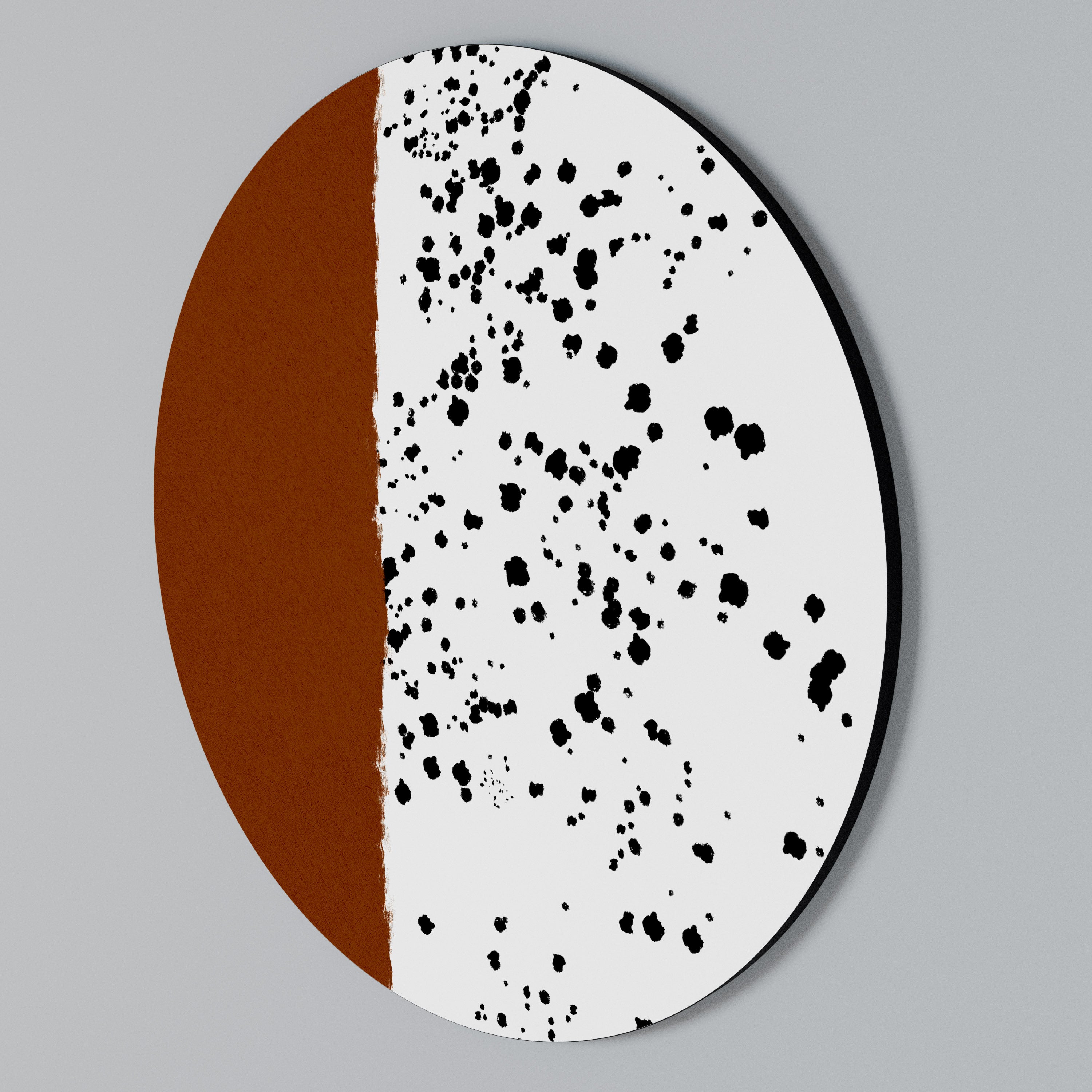 EXTRAORDINÄR DUALISM Rund Väggkonst