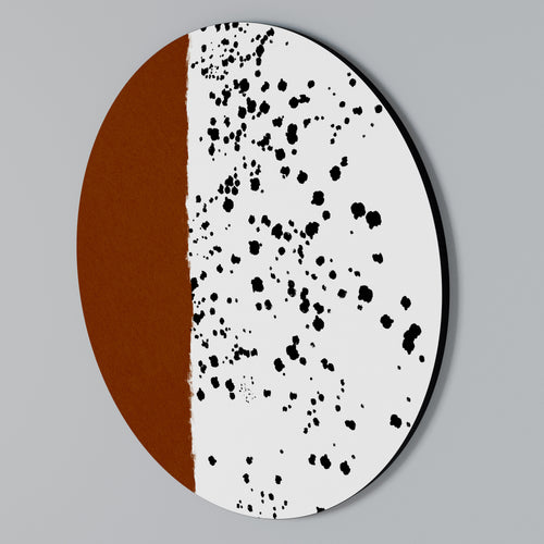 EXTRAORDINARY DUALISM Round Wall Art