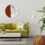 EXTRAORDINARY DUALISM Round Wall Art