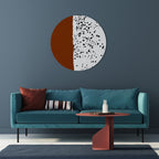 EXTRAORDINARY DUALISM Round Wall Art