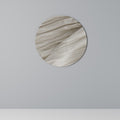 SERENE FOLDS Round Wall Art