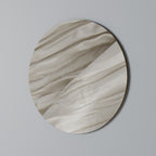 SERENE FOLDS Round Wall Art