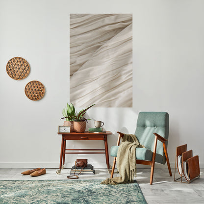 SERENE FOLDS Peel and Stick Vertical Poster
