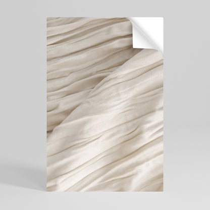 SERENE FOLDS Peel and Stick Vertical Poster