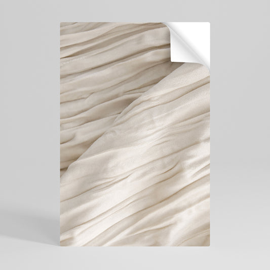 SERENE FOLDS Peel and Stick Vertical Poster