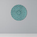 MOROCCAN TURQUOISE Round Wall Art