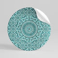 MOROCCAN TURQUOISE Rund väggdekal