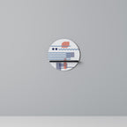 VIBRANT VERSE Round Art Shelf In Black Finish