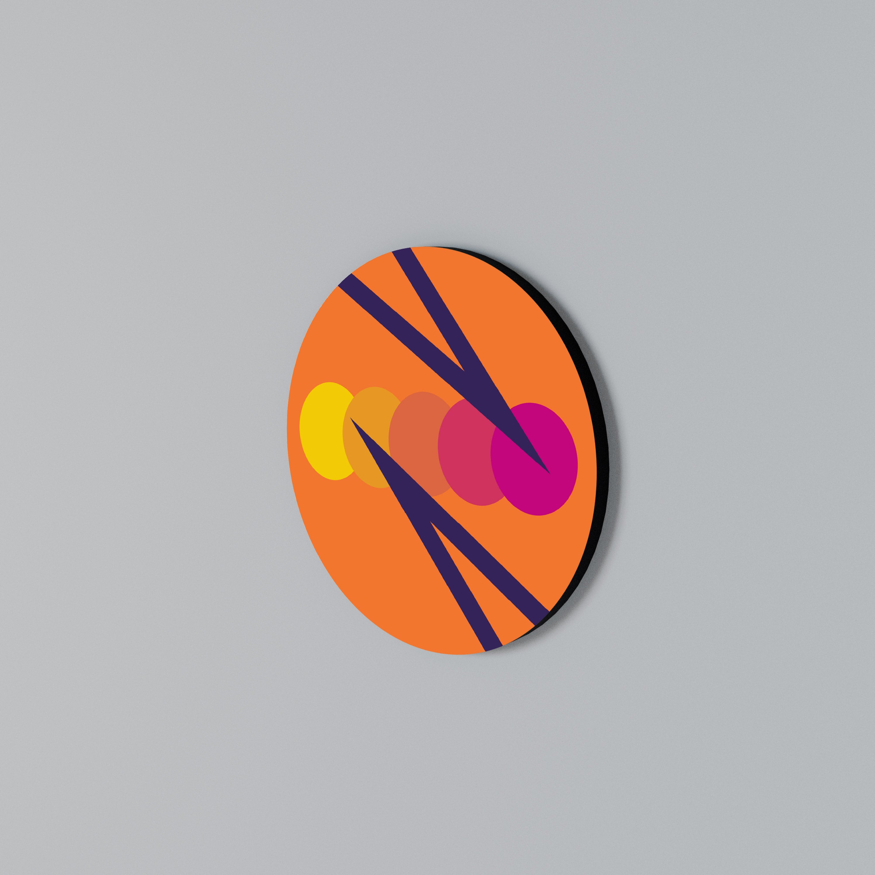 Rund väggdekoration ON THE DOT BLADE