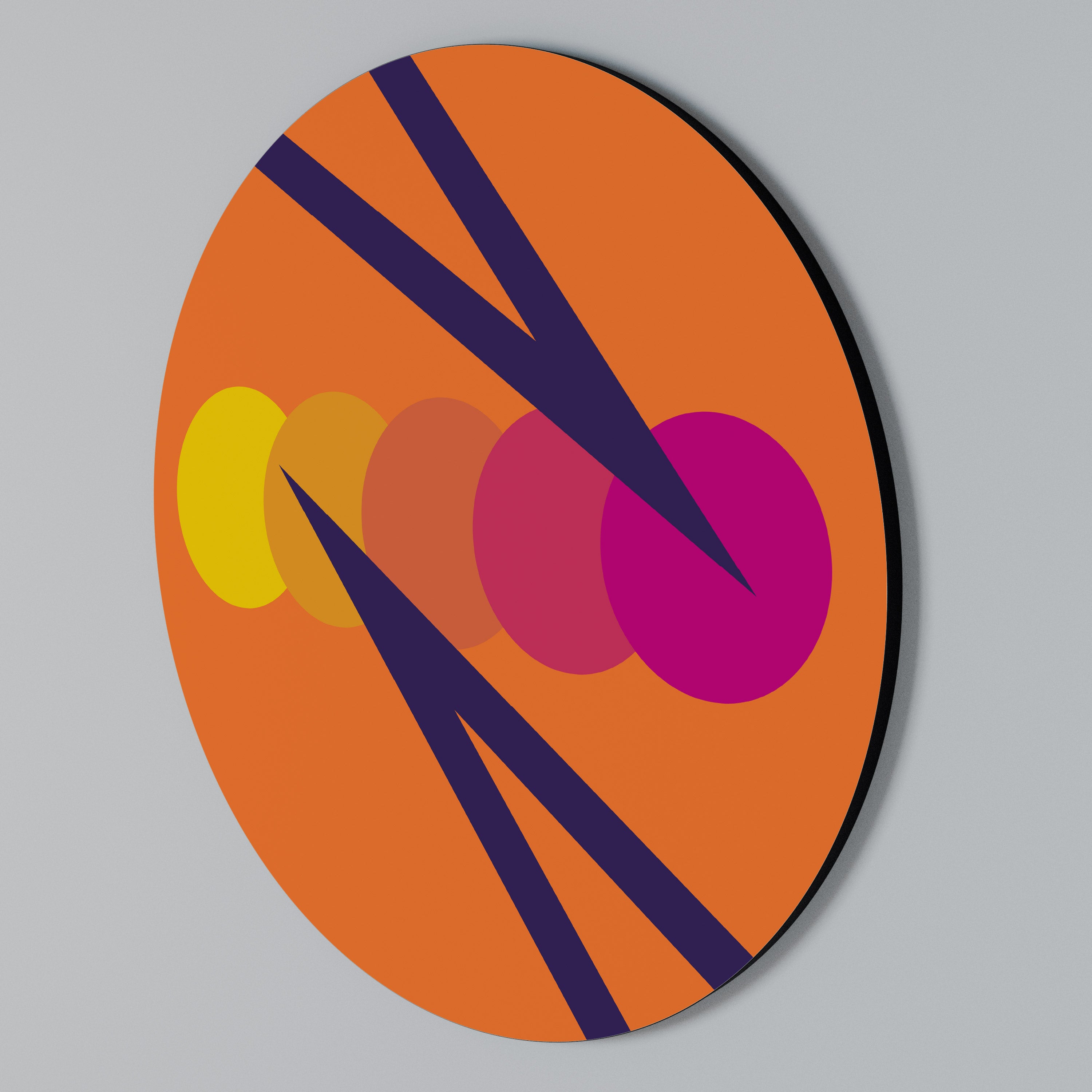 Rund väggdekoration ON THE DOT BLADE