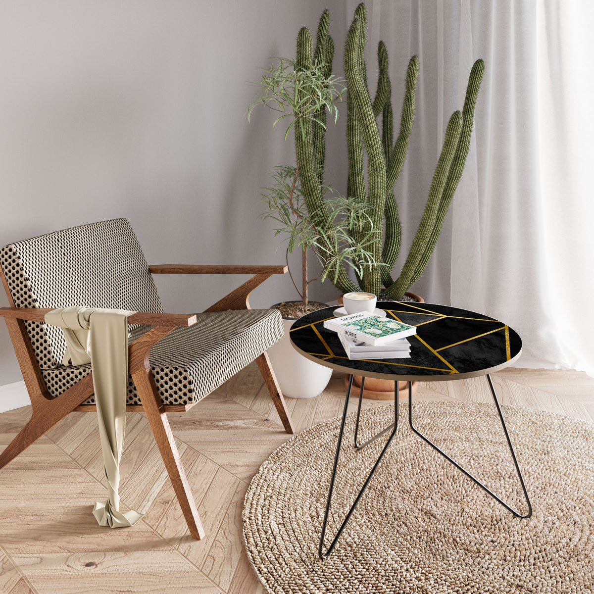 GLINTING GEOMETRIC DREAMS Soffbord