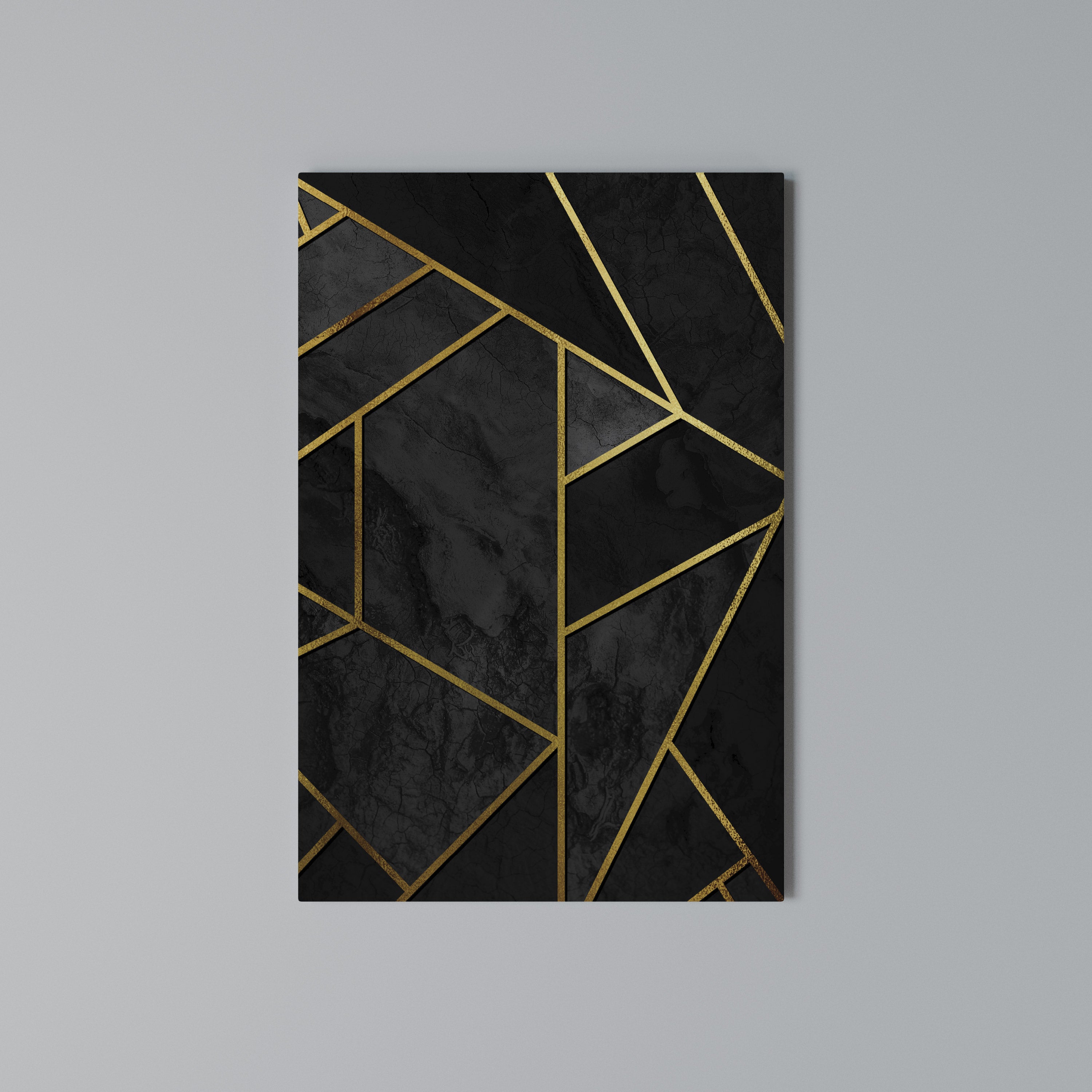 GLINTING GEOMETRIC DREAMS Vertical Canvas Print