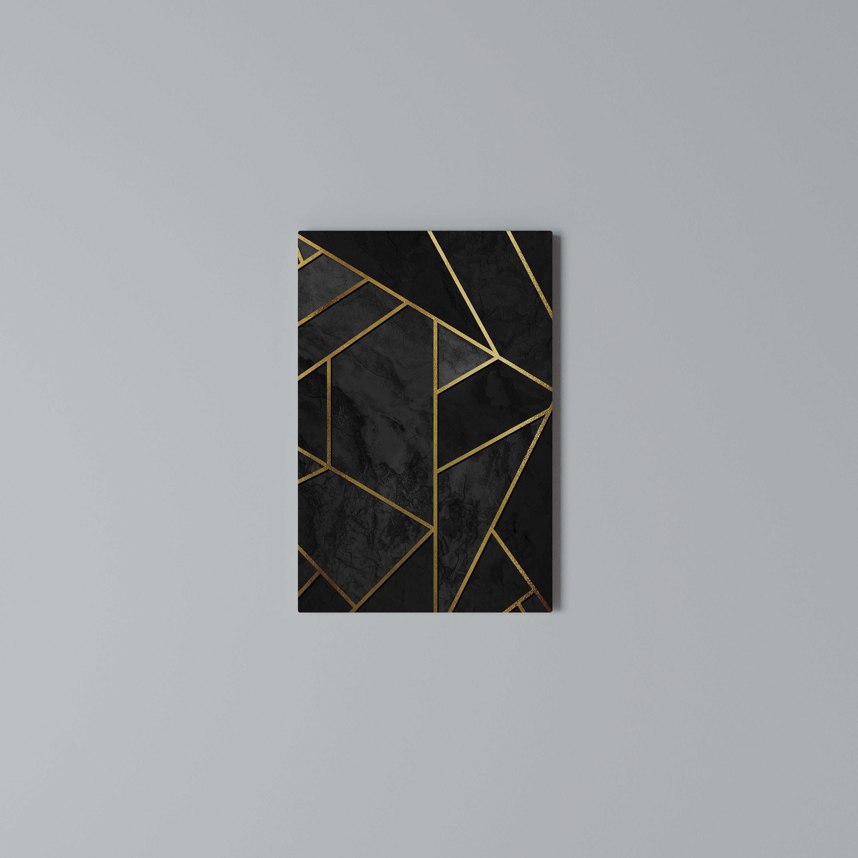 GLINTING GEOMETRIC DREAMS Vertical Canvas Print