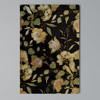 MODEST FLORAL Vertical Canvas Print