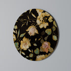 MODEST FLORAL Round Wall Art