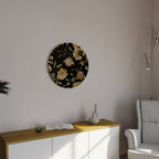 MODEST FLORAL Round Wall Art