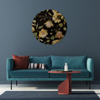 MODEST FLORAL Round Wall Art