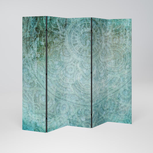 TIMELESS TEXTURAL TIDE Decorative 5-Panel Room Divider