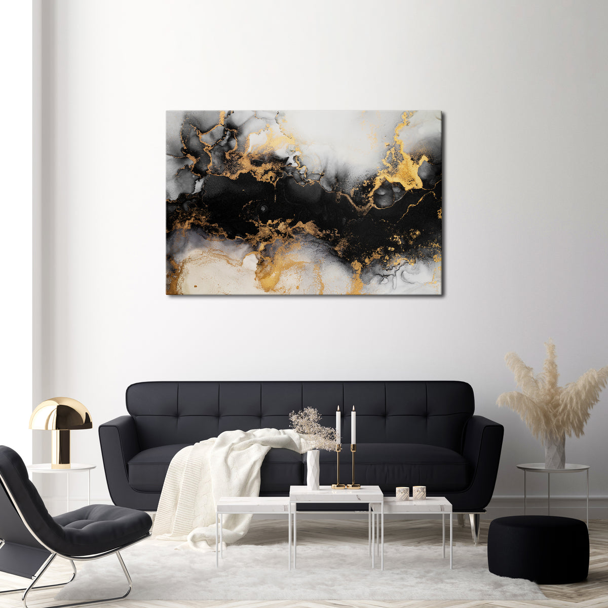 MARBLE OF TOMMORROW Horizontal Canvas Print