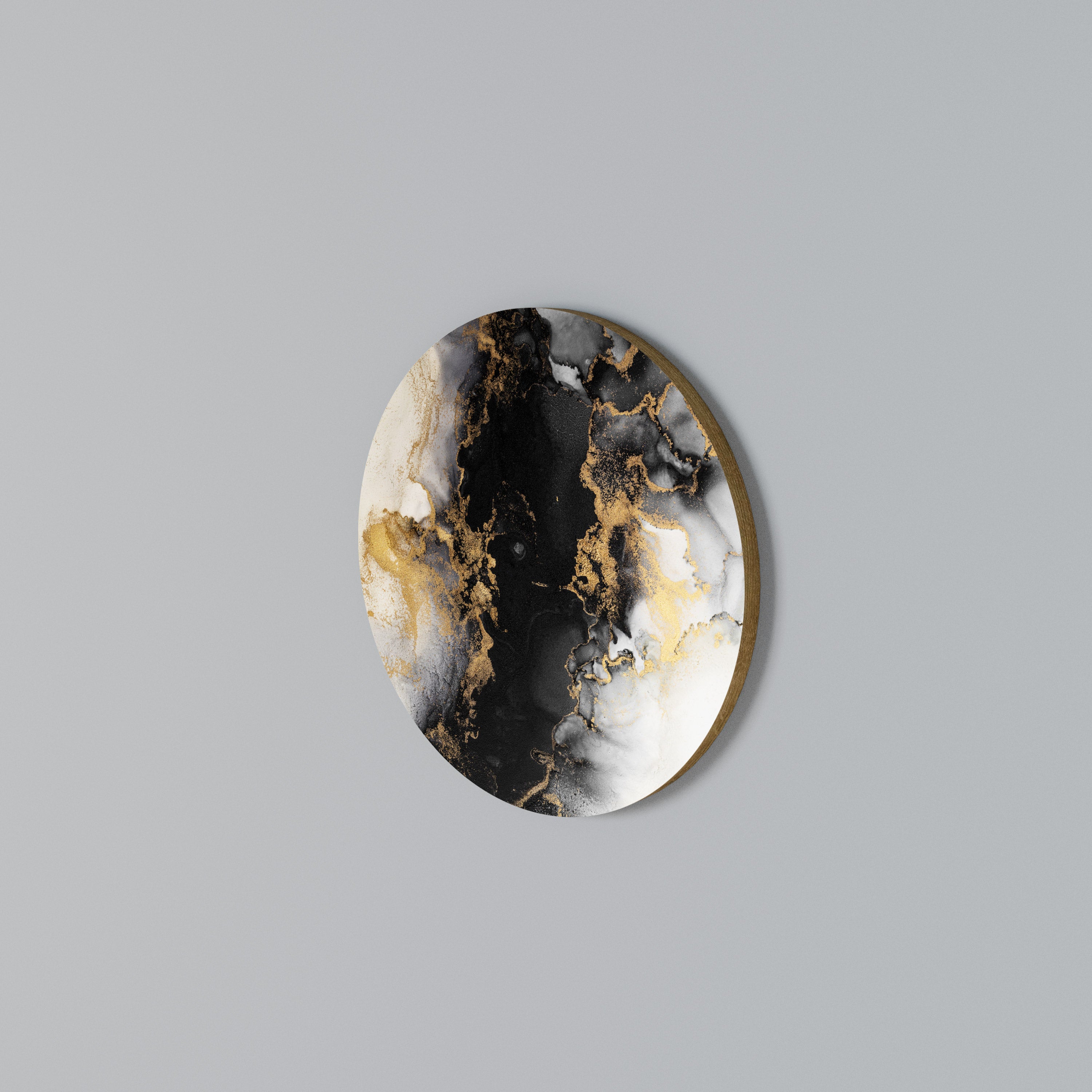 MARBLE OF TOMMORROW Rund väggdekor