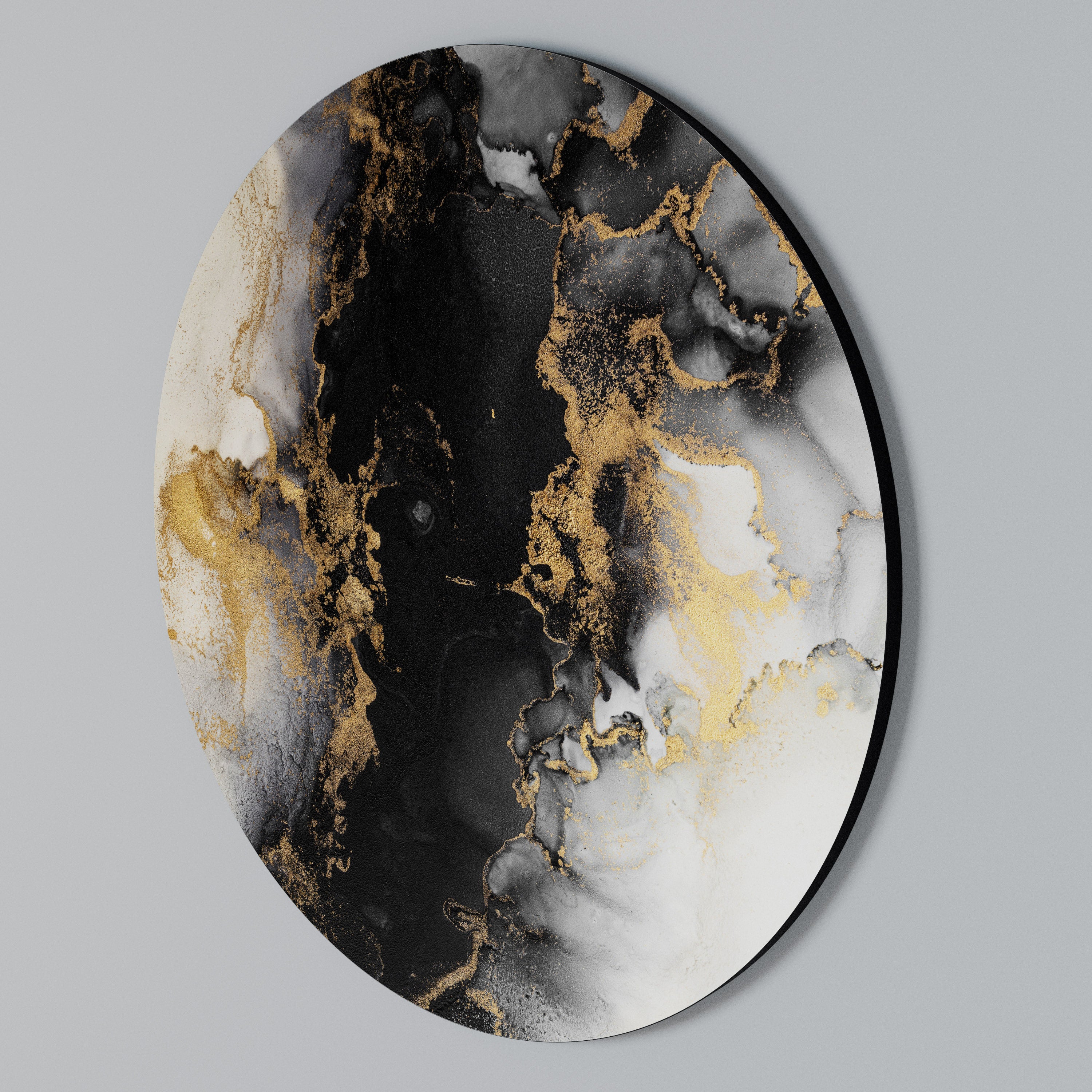 MARBLE OF TOMMORROW Rund väggdekor