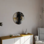 MARBLE OF TOMMORROW Round Wall Art