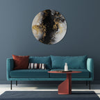 MARBLE OF TOMMORROW Round Wall Art