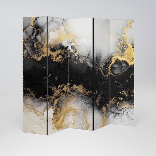 MARBLE OF TOMMORROW Decorative 5-Panel Room Divider