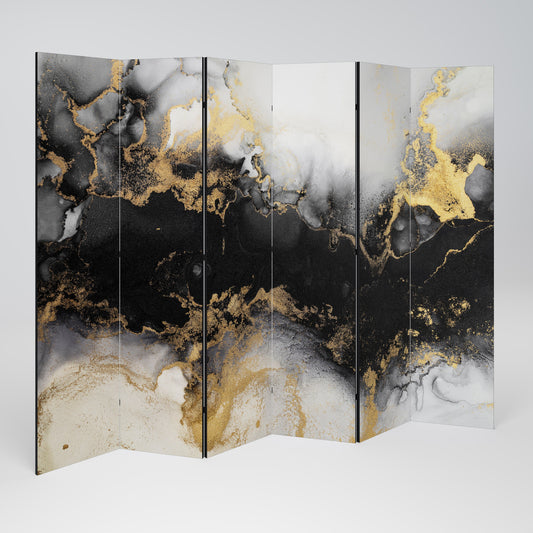 MARBLE OF TOMMORROW Decorative 6-Panel Room Divider