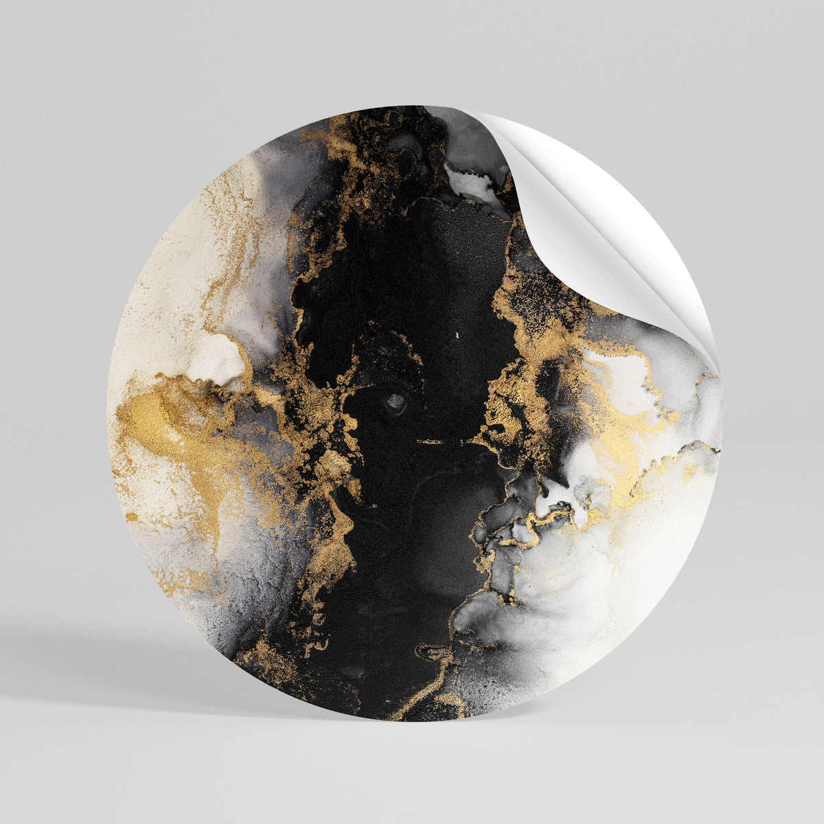 MARBLE OF TOMMORROW Rund väggdekal