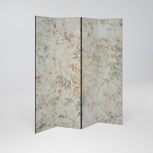 Dekorativ rumsavdelare med 4 paneler FADED ELEGANCE