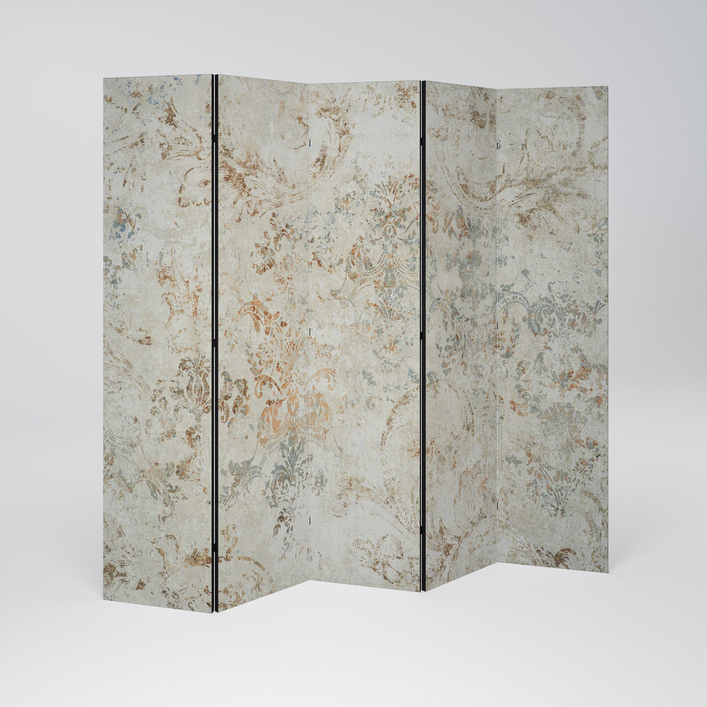 Dekorativ rumsavdelare med 5 paneler FADED ELEGANCE