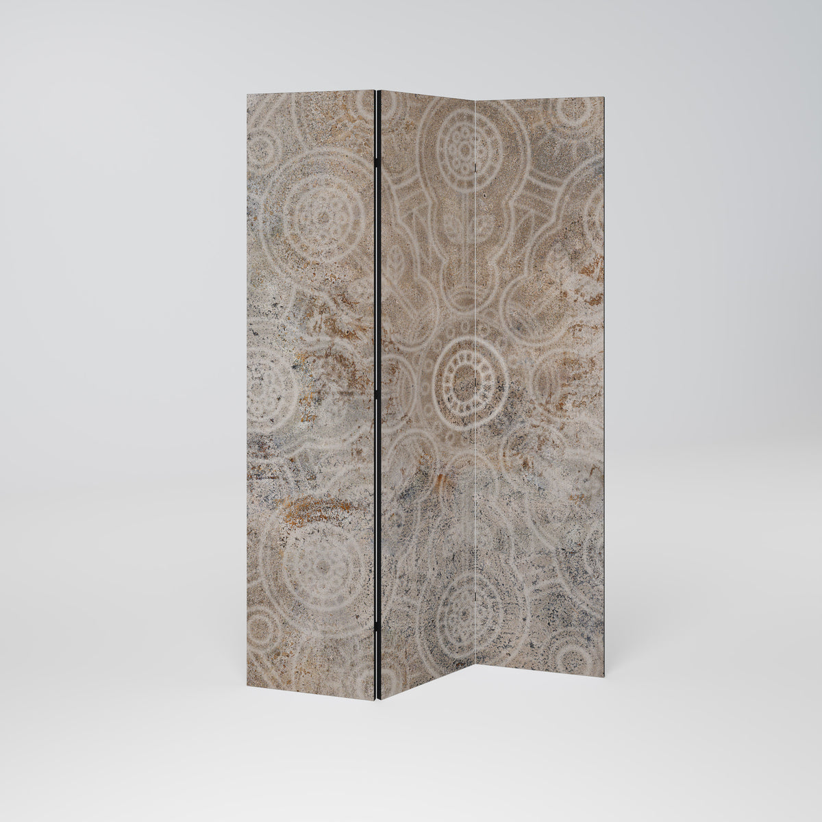 ENIGMATIC PATTERNS Dekorativ rumsavdelare – 3 paneler