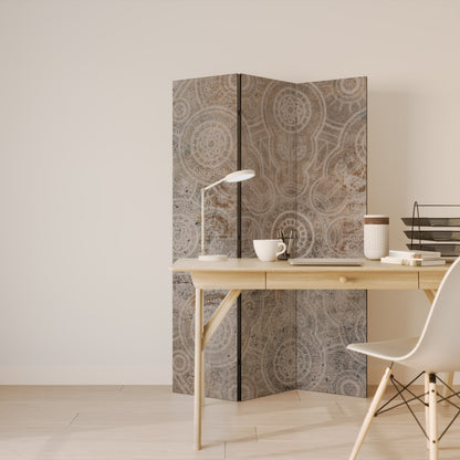 ENIGMATIC PATTERNS Dekorativ rumsavdelare – 3 paneler